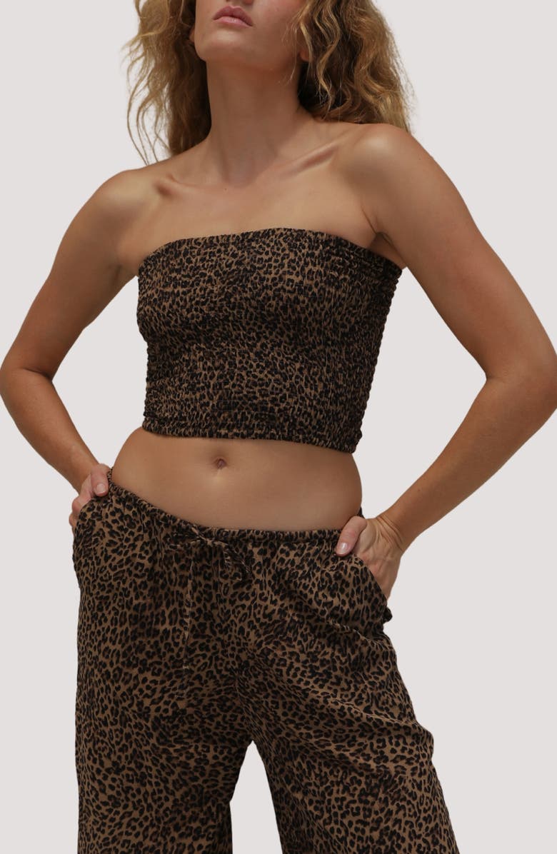 Stone Fox Swim Strapless Tube Top, Main, color, Selva