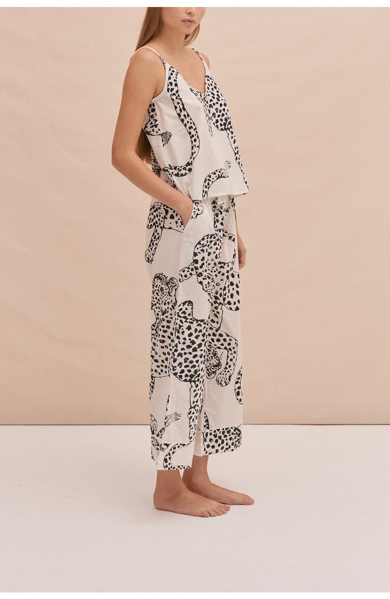 Desmond & Dempsey Cami & Wide Leg Set, Alternate, color, Jag Cream