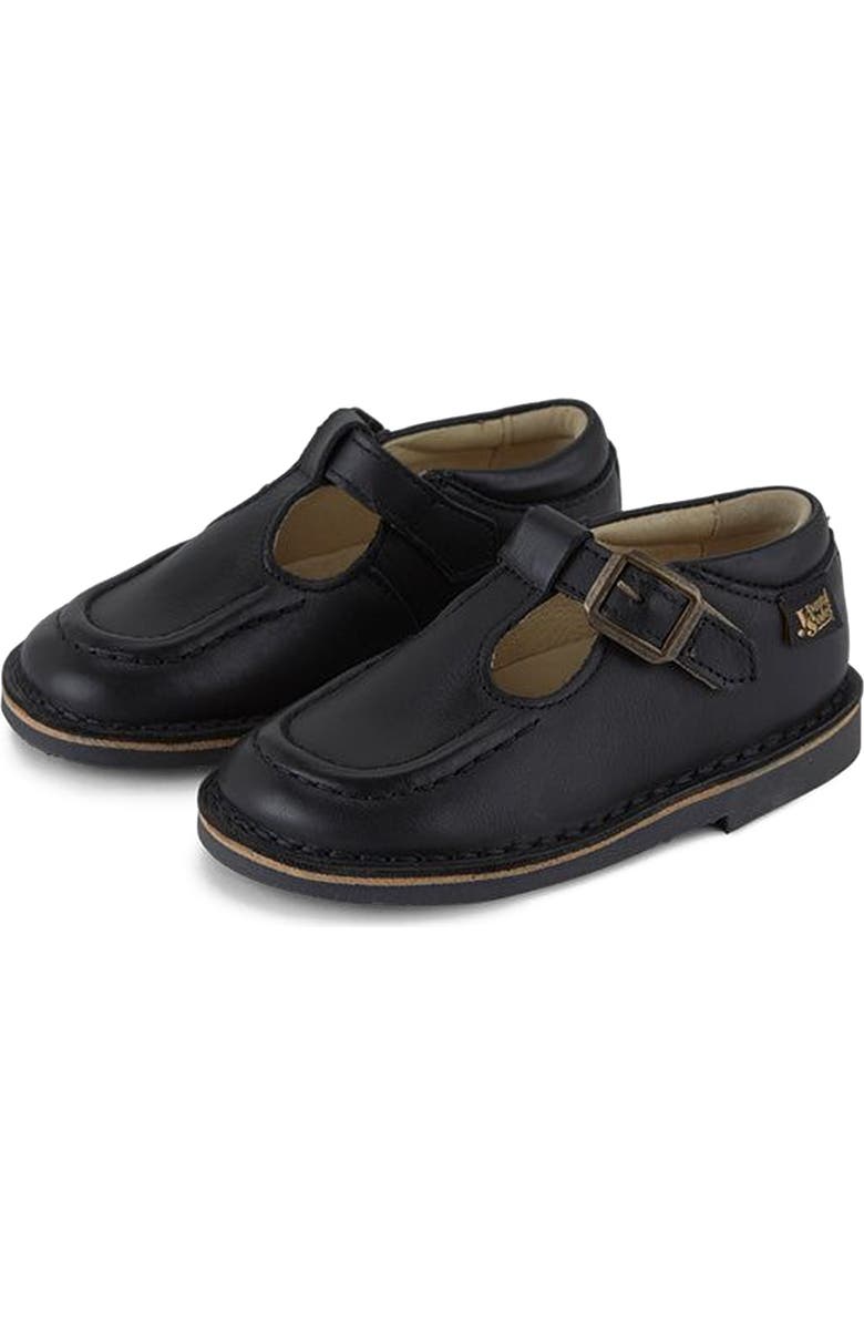 Young Soles Parker Kids T-Bar Shoe, Main, color, Black