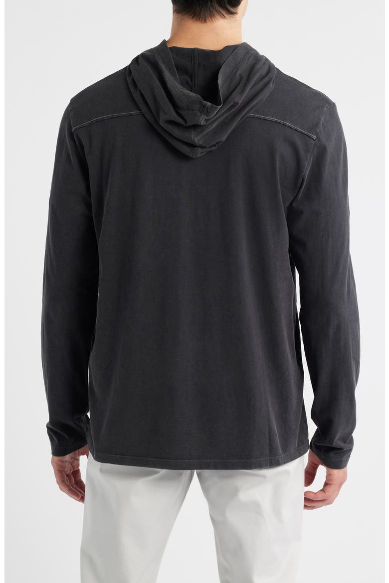 Kauai Keys Hooded Long Sleeve T-Shirt, Alternate, color, COAL
