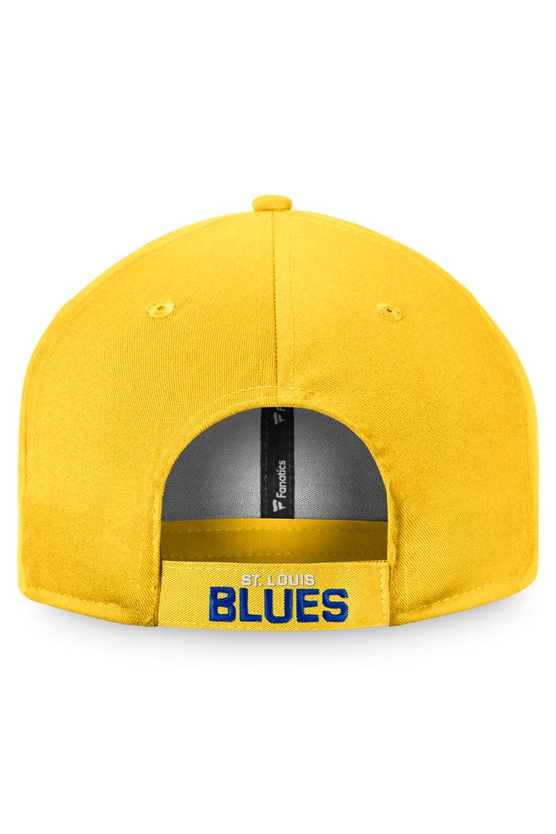 Men's Fanatics Branded Gold St. Louis Blues Core Adjustable Hat, Alternate, color, Gold