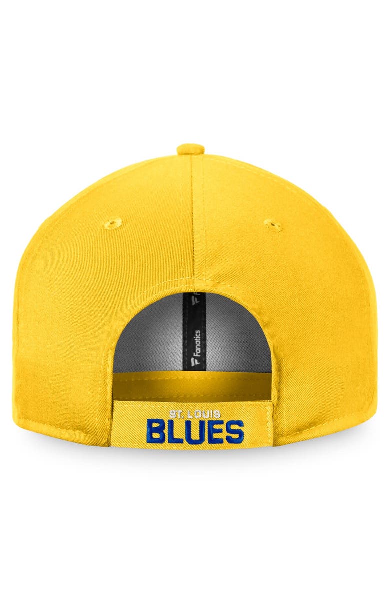 FANATICS Men's Fanatics Branded Gold St. Louis Blues Core Adjustable Hat, Alternate, color, 