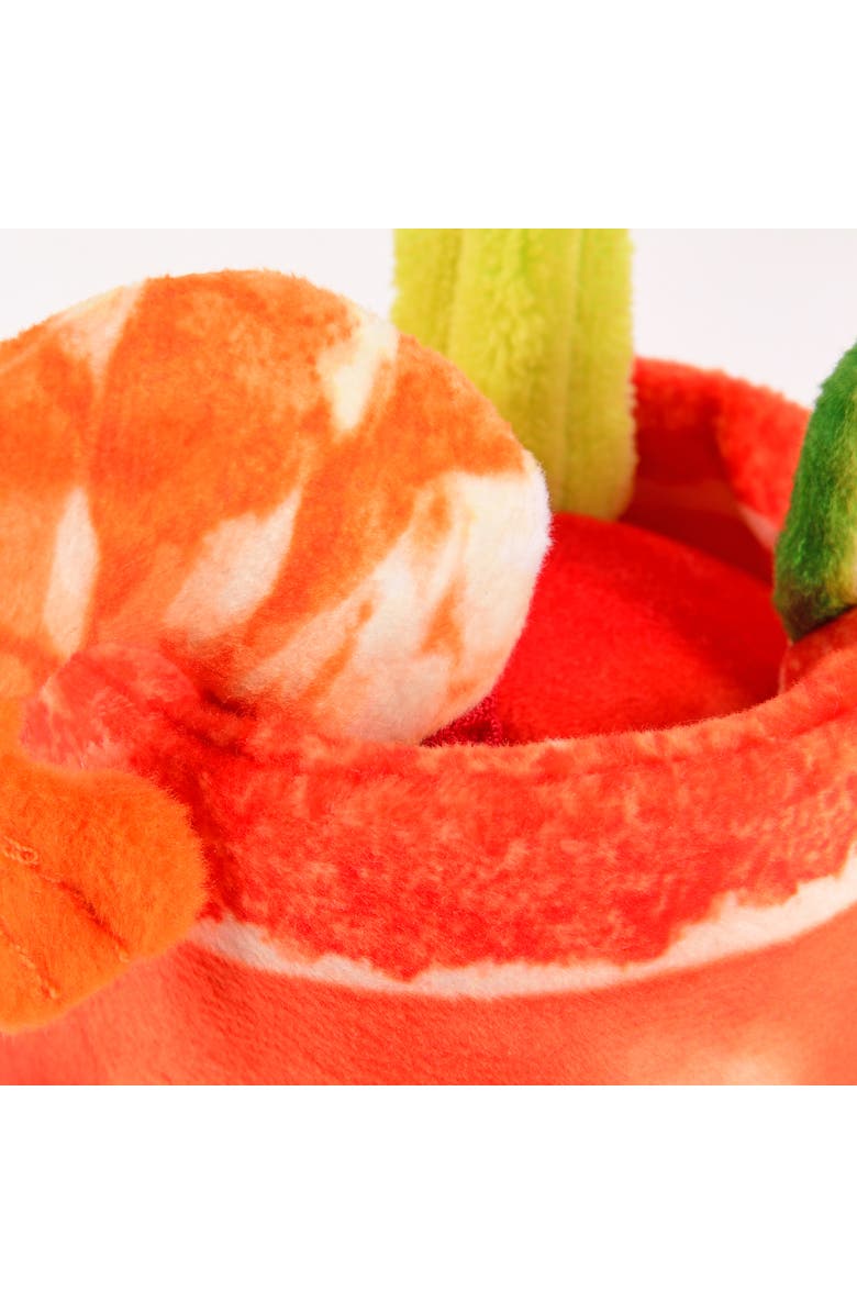 P.L.A.Y. Barking Brunch Buddy Mary, Plush Dog Toy, Crunchy Bottle & Crinkle, Alternate, color, Multicolored