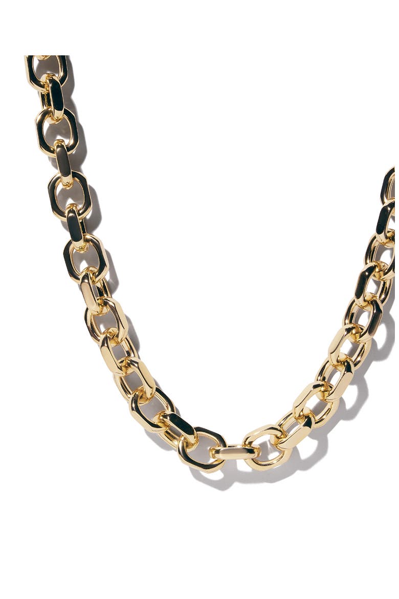 City Link Necklace, Alternate, color, GOLD