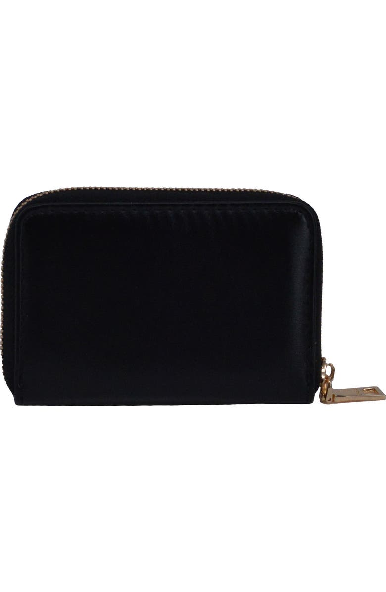 bebe Luca Satchel with Matching Wallet, Alternate, color, Black