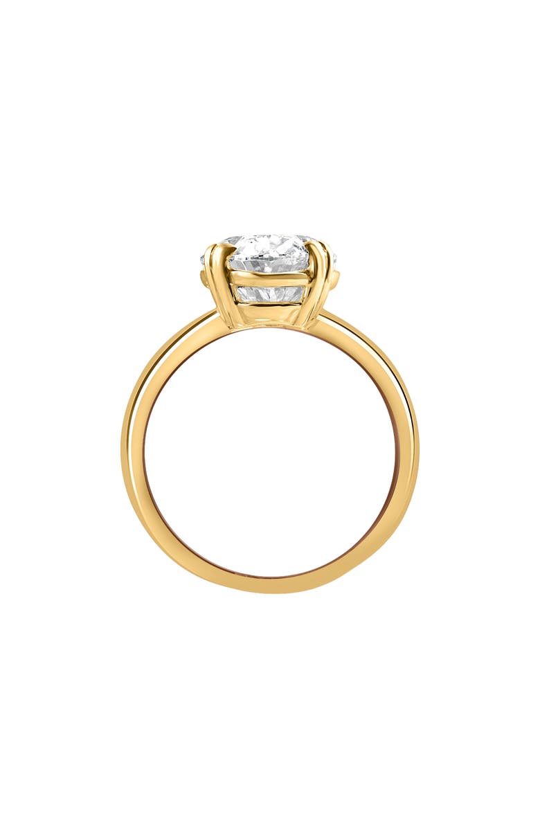 Bliss Diamond Certified 5Ct Oval 14k Gold Diamond Engagement Ring Lab Grown, Alternate, color, 14K Yellow Gold