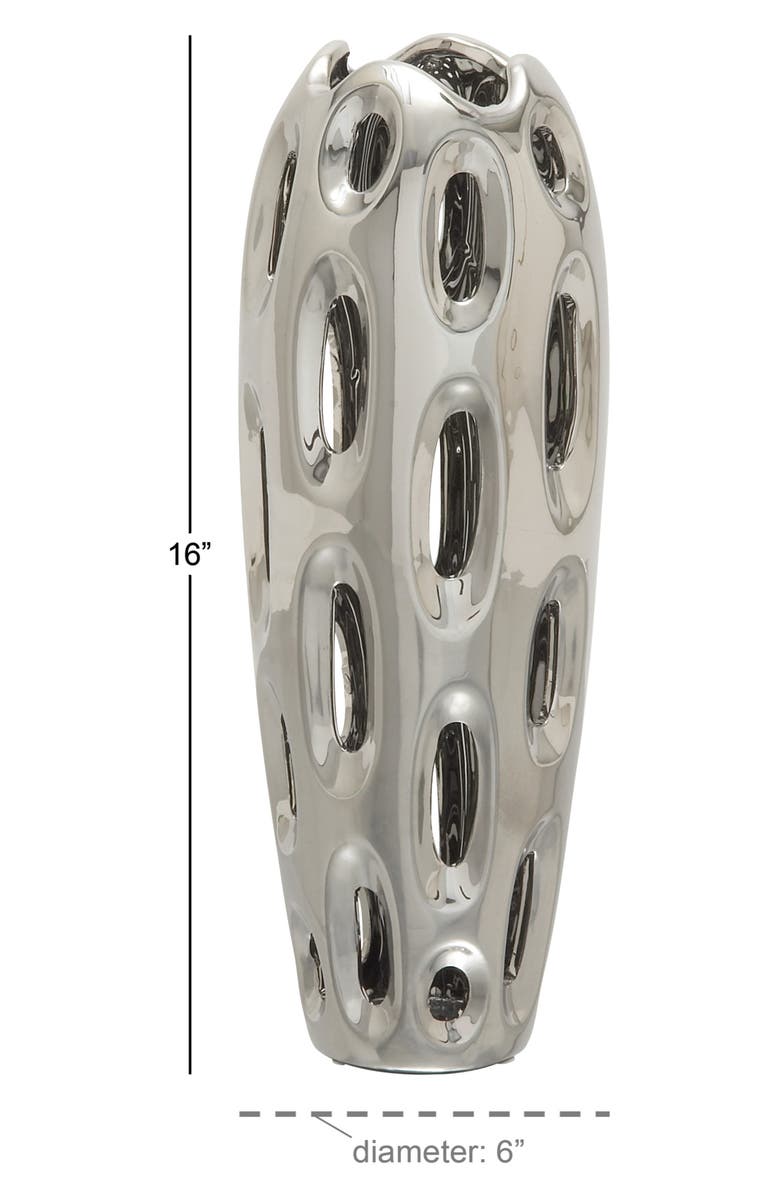 UMA Dolomite Vase, Alternate, color, Silver