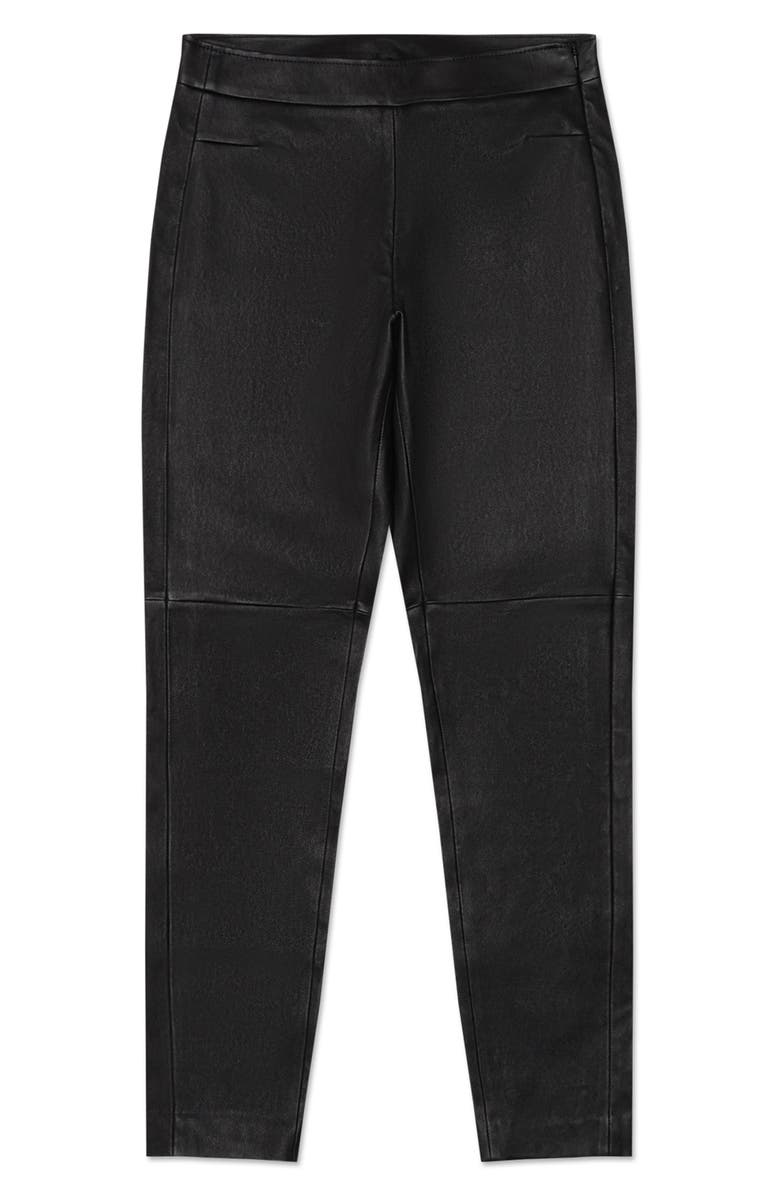 LITA by Ciara Leader Leather Pants, Alternate, color,