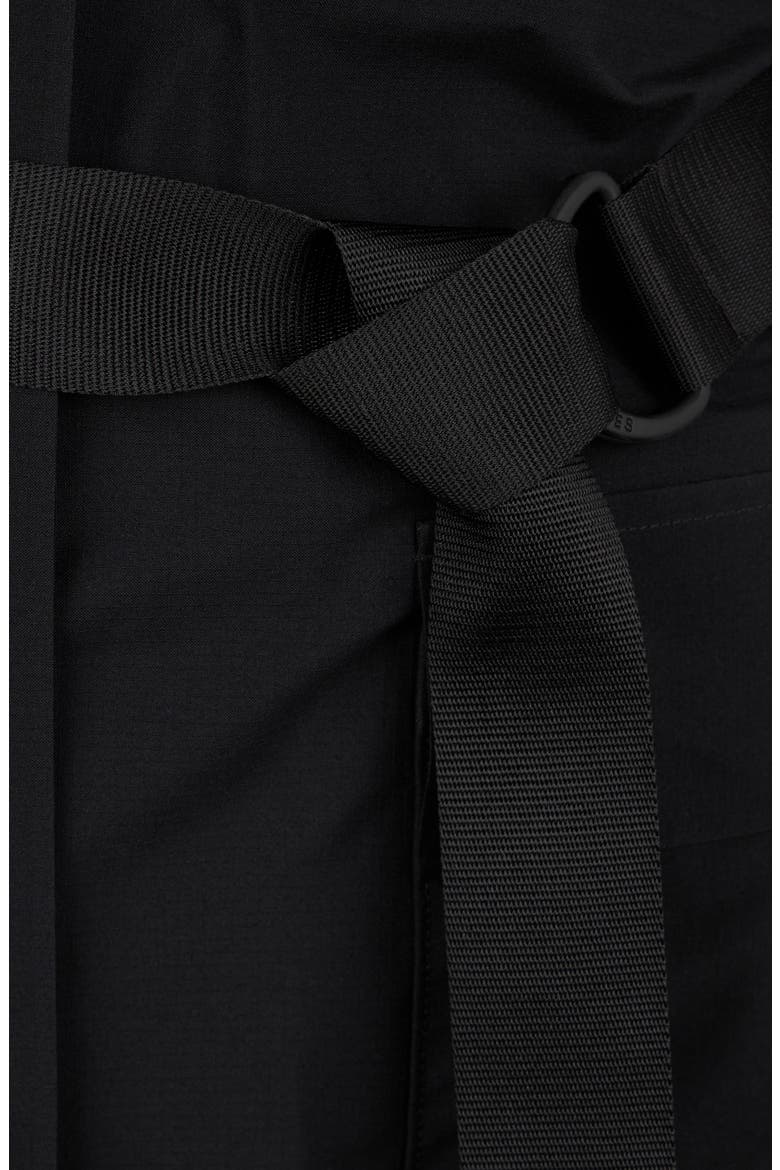 Claremont Belted Raincoat, Alternate, color, BLACK