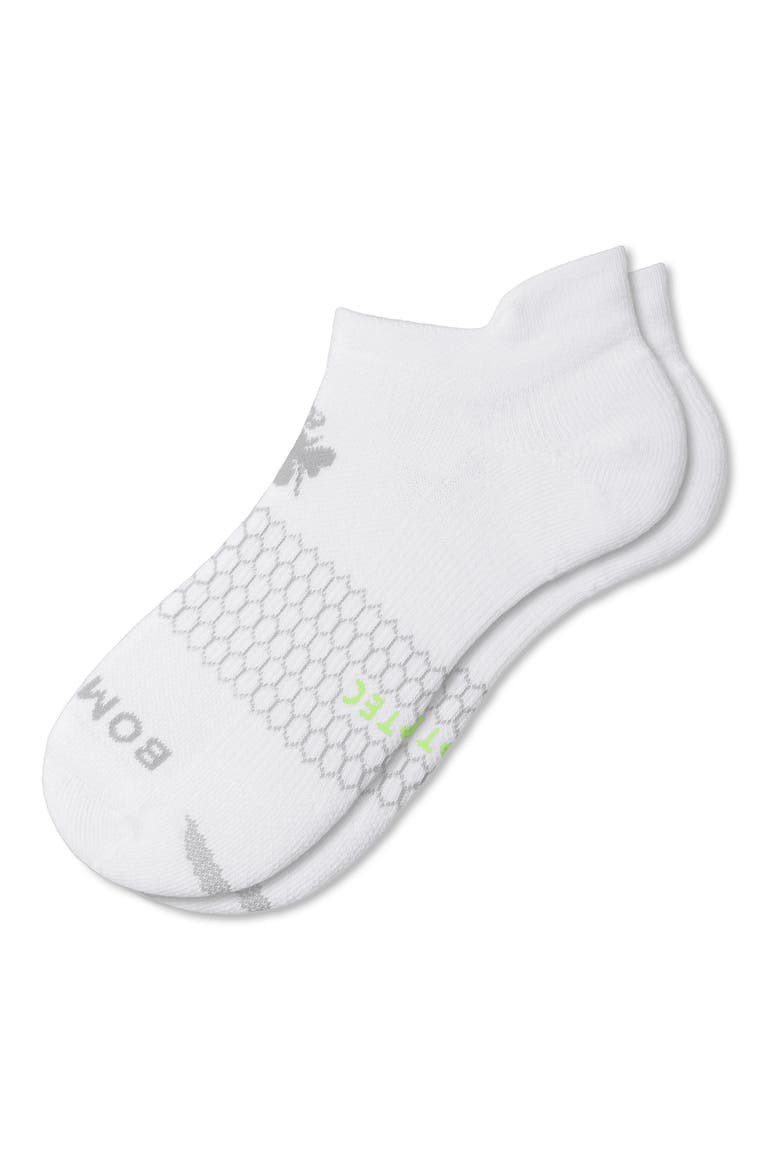 All Purpose Ankle Socks, Alternate, color, WHITE/ NEON YELLOW