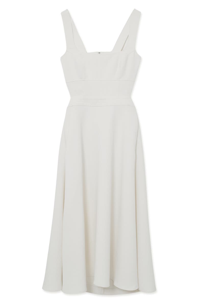 Reiss Dina Cutout Back Fit & Flare Midi Dress, Alternate, color, 