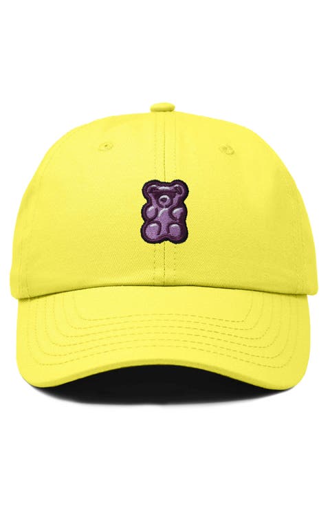 Purple Gummy Embroidered Cap