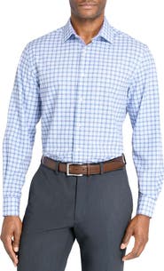 W.R.K Slim Fit Plaid Performance Dress Shirt
