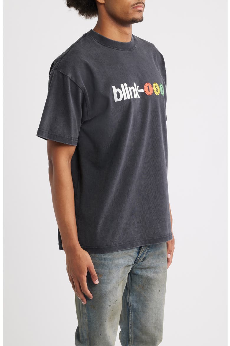 Oversize Blink 182 Graphic T-Shirt, Alternate, color, BLACK WASH