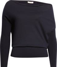 Ramy Brook Chance Wool Off the Shoulder Sweater