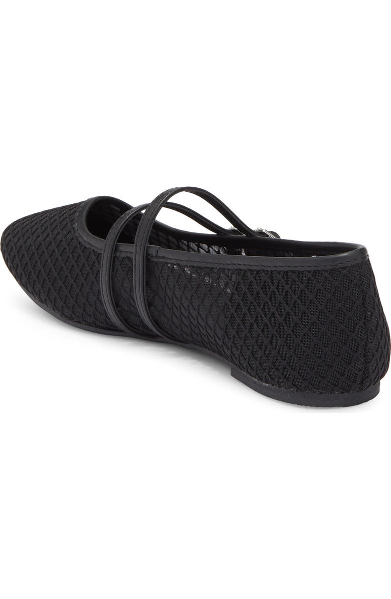 Reaction Kenneth Cole Malibu Mesh Mary Jane Flat, Alternate, color, Black Sport Mesh
