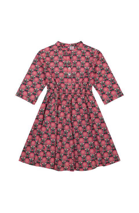 Gabriela Circle Dress Pink Lotus