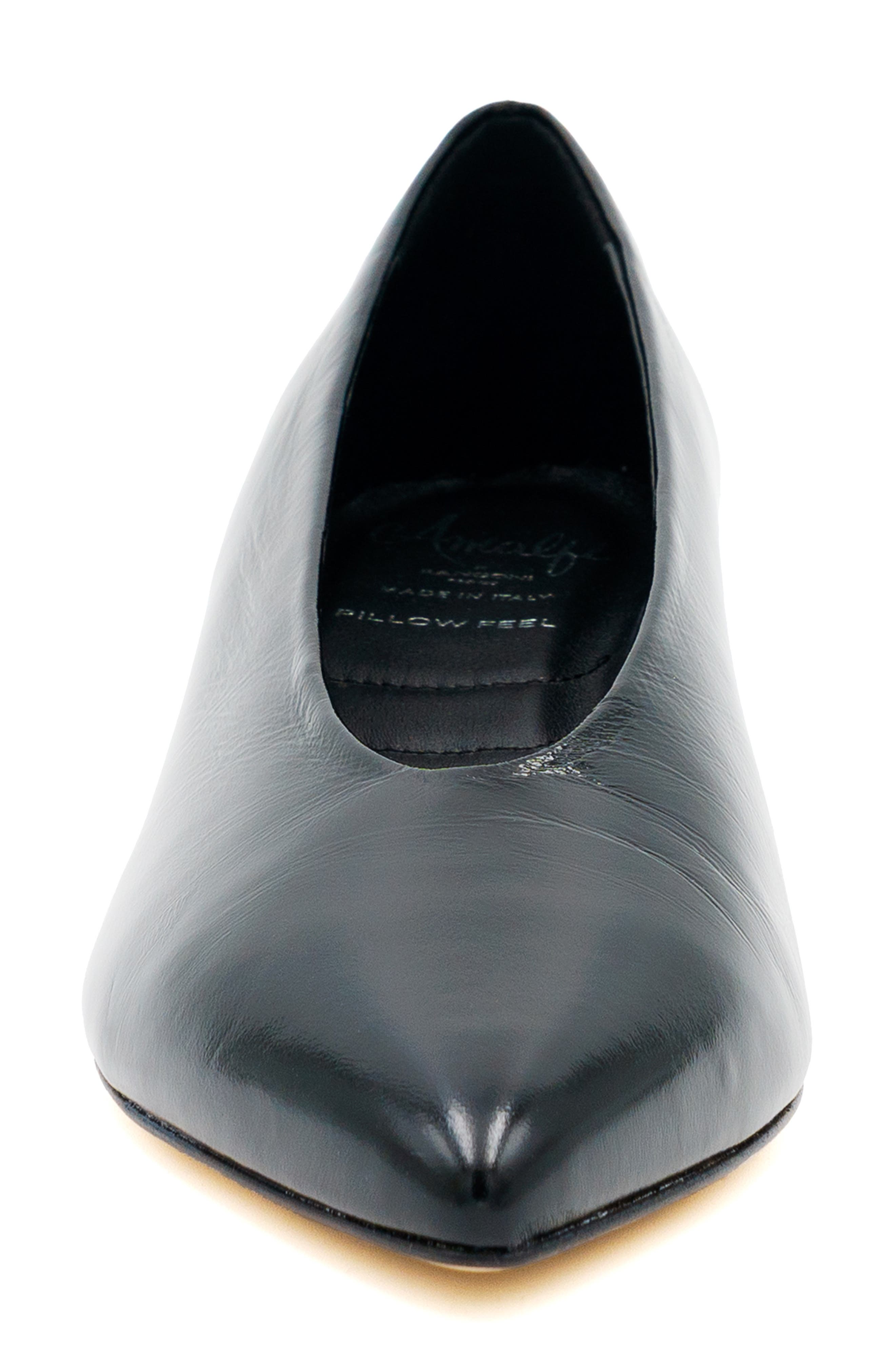 Accorto Leather Pump, Alternate, color, BLACK