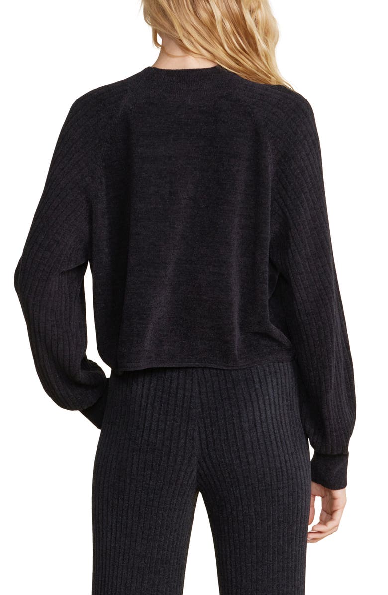 Barefoot Dreams<sup>®</sup> CozyChic<sup>®</sup> Ultra Lite<sup>®</sup> Mock Neck Crop Sweatshirt, Alternate, color, 