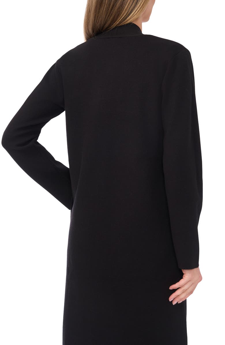 Halogen<sup>®</sup> Open Front Longline Cardigan, Alternate, color, Rich Black