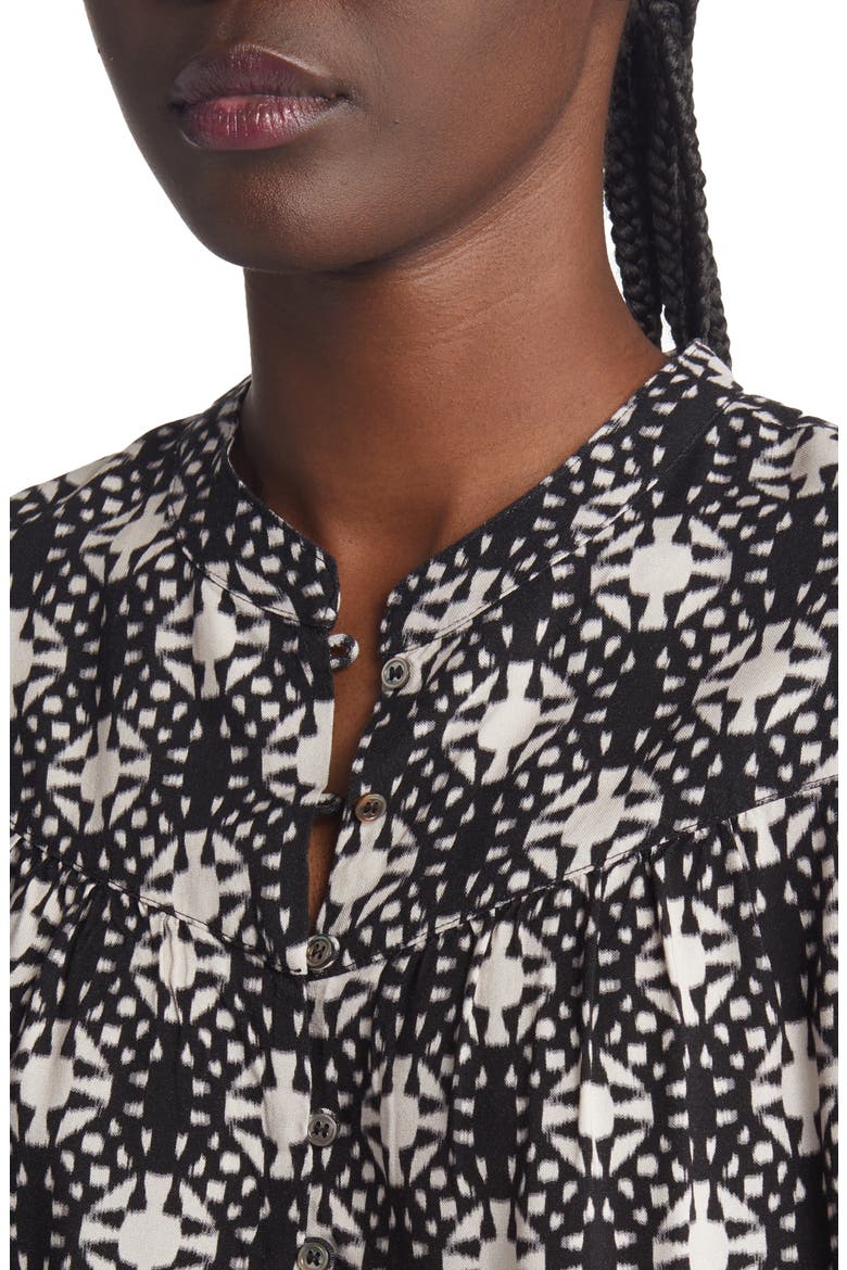 Emilia Balloon Sleeve Blouse, Alternate, color, OCTAVE NIGHT