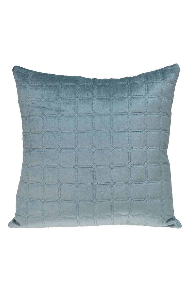 PARKLAND COLLECTION Marrisa Quilted Throw Pillow, Main, color, Gray