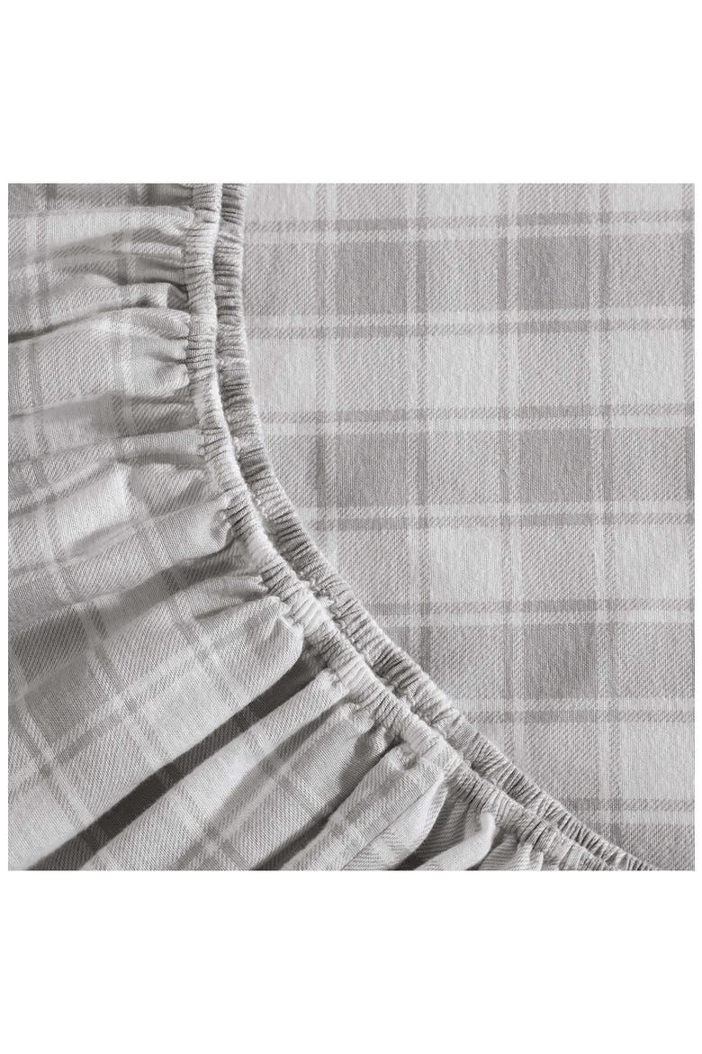 Mill Creek Plaid Flannel Sheet Set, Alternate, color, GREY