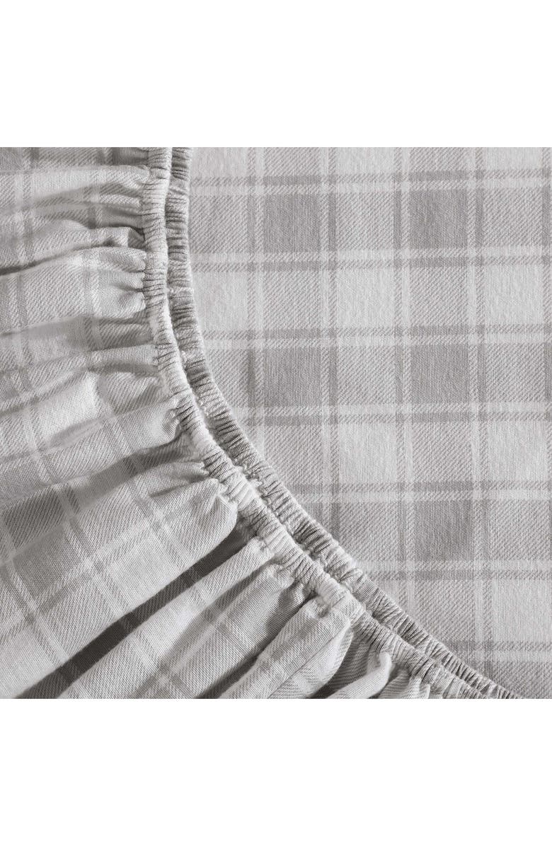 Tommy Hilfiger Mill Creek Plaid Flannel Sheet Set, Alternate, color, Grey