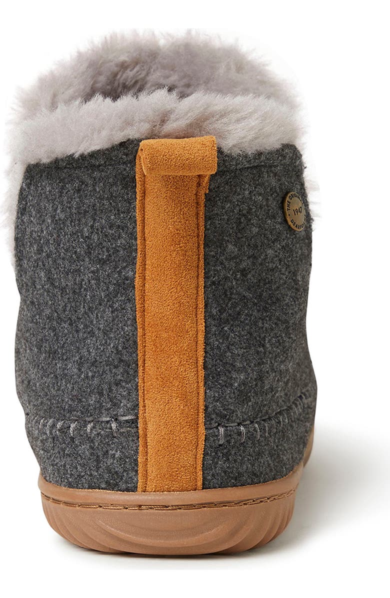 DEARFOAMS Brixen Bootie Slipper, Alternate, color, Dark Heather Grey