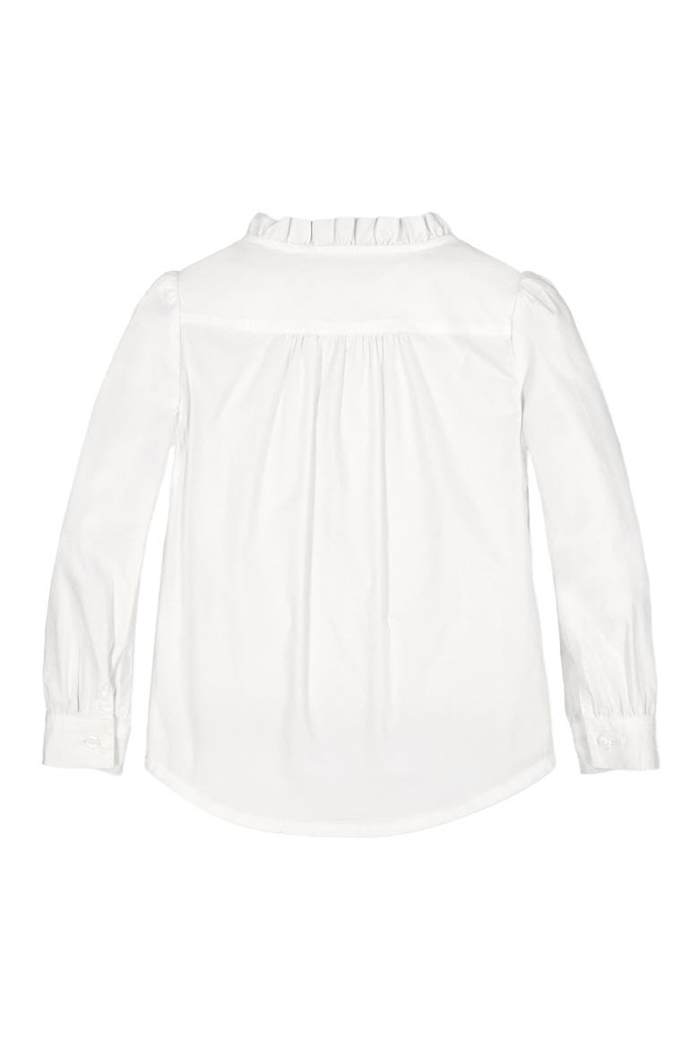 Baby Girls' Organic Pintuck Button Down Blouse, Infant, Alternate, color, White