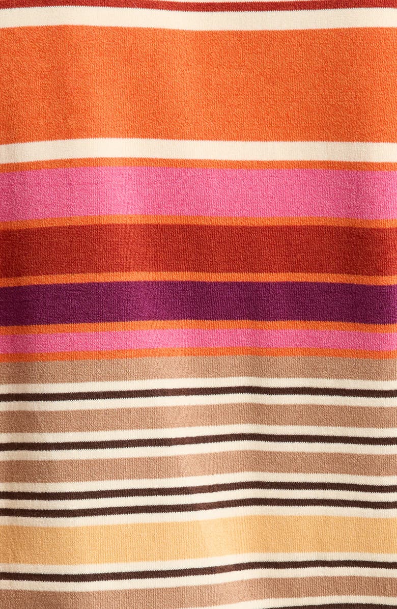 Faithfull the Brand Sable Stripe Knit Polo, Alternate, color, Murano Stripe