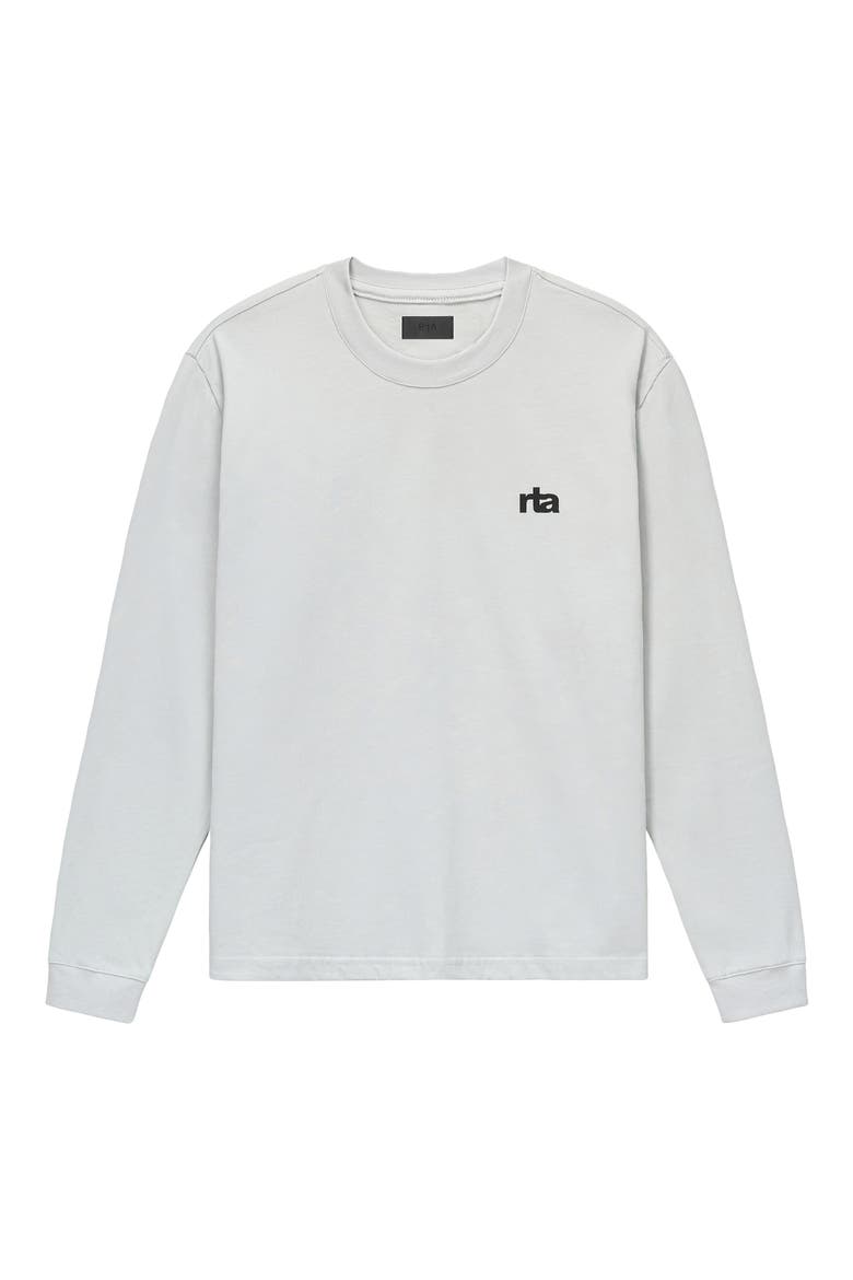 Lawrence Long Sleeve Graphic T-Shirt, Main, color, SMOKE SPIKED TYPE