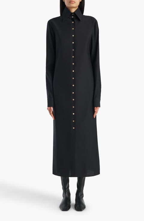 Ivanna Organza Midi Shirtdress