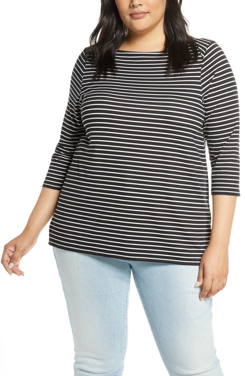 Bobeau Jennifer Butter Envelope Neck Top, Main, color,