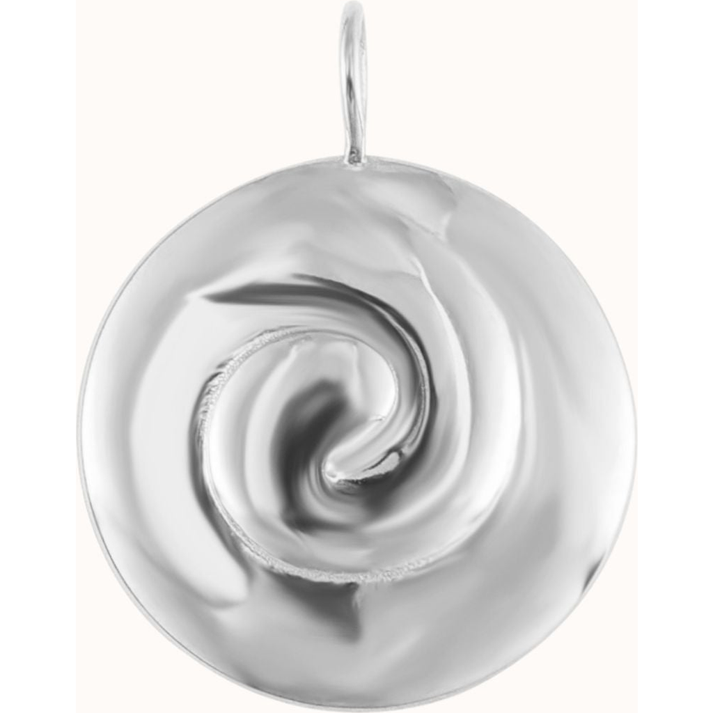 Joiana Jewelry Bold Billow Pendant In Metallic