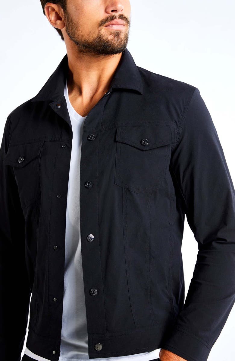 Anatomie Daniel Denim-Style Jacket, Main, color, Black
