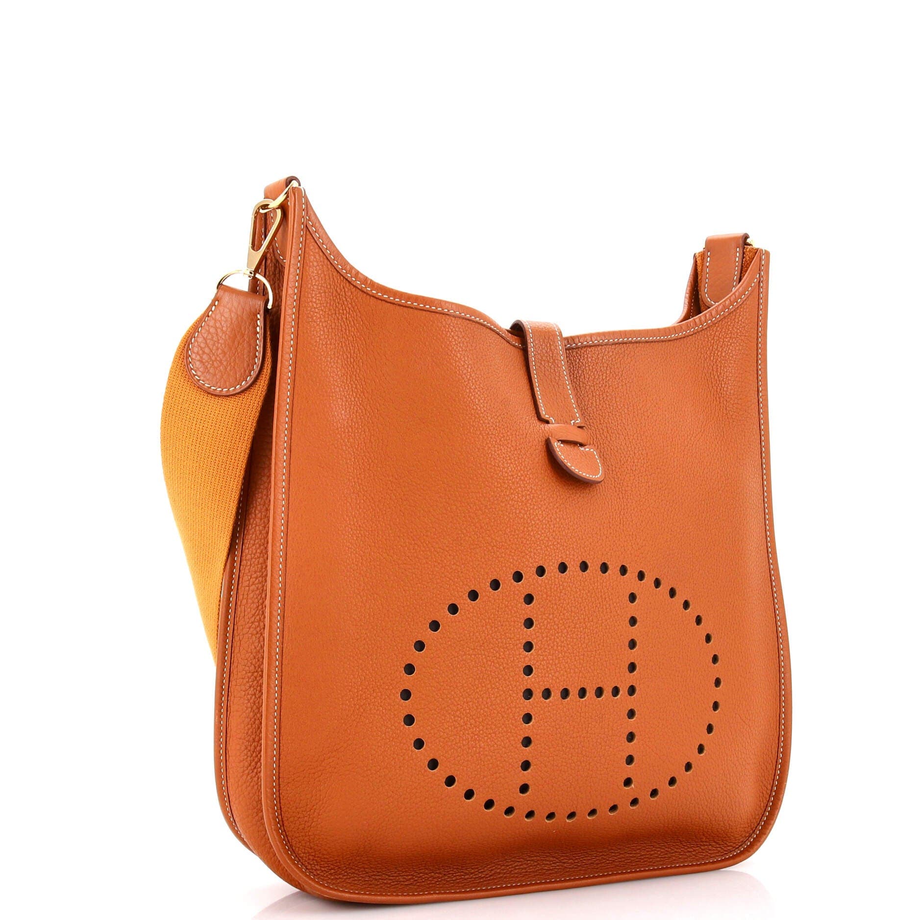 Pre-Owned Hermes Evelyne Bag Gen II Clemence GM, Alternate, color, 