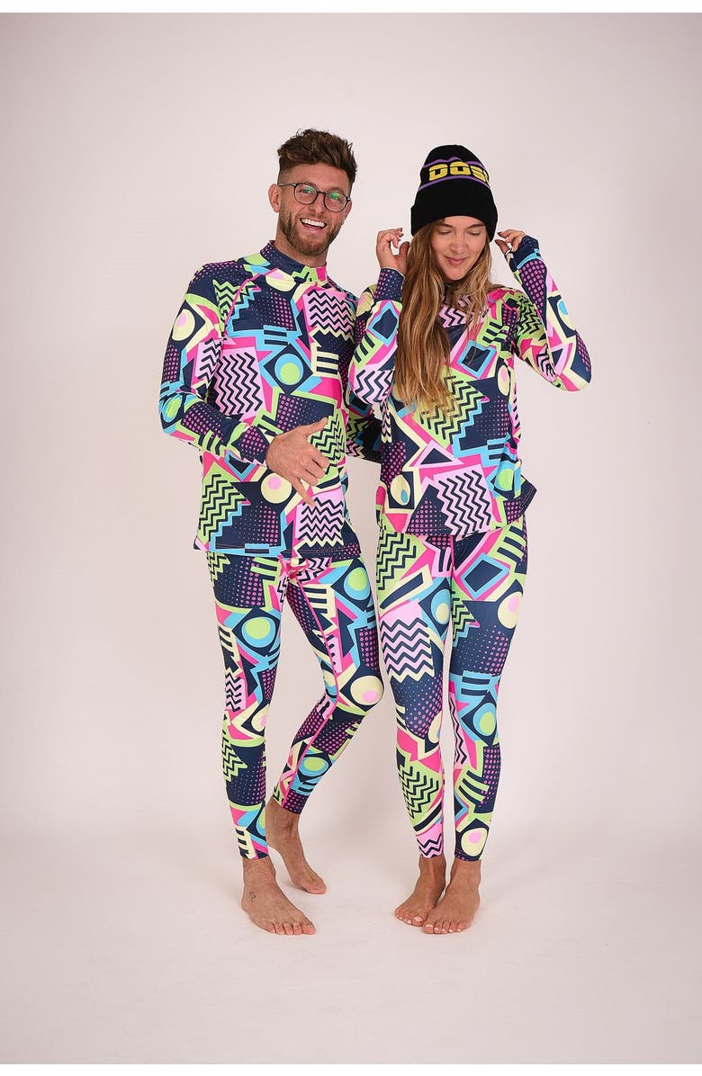 OOSC Saved By The Bell Womens Baselayer Top, Alternate, color, Purple