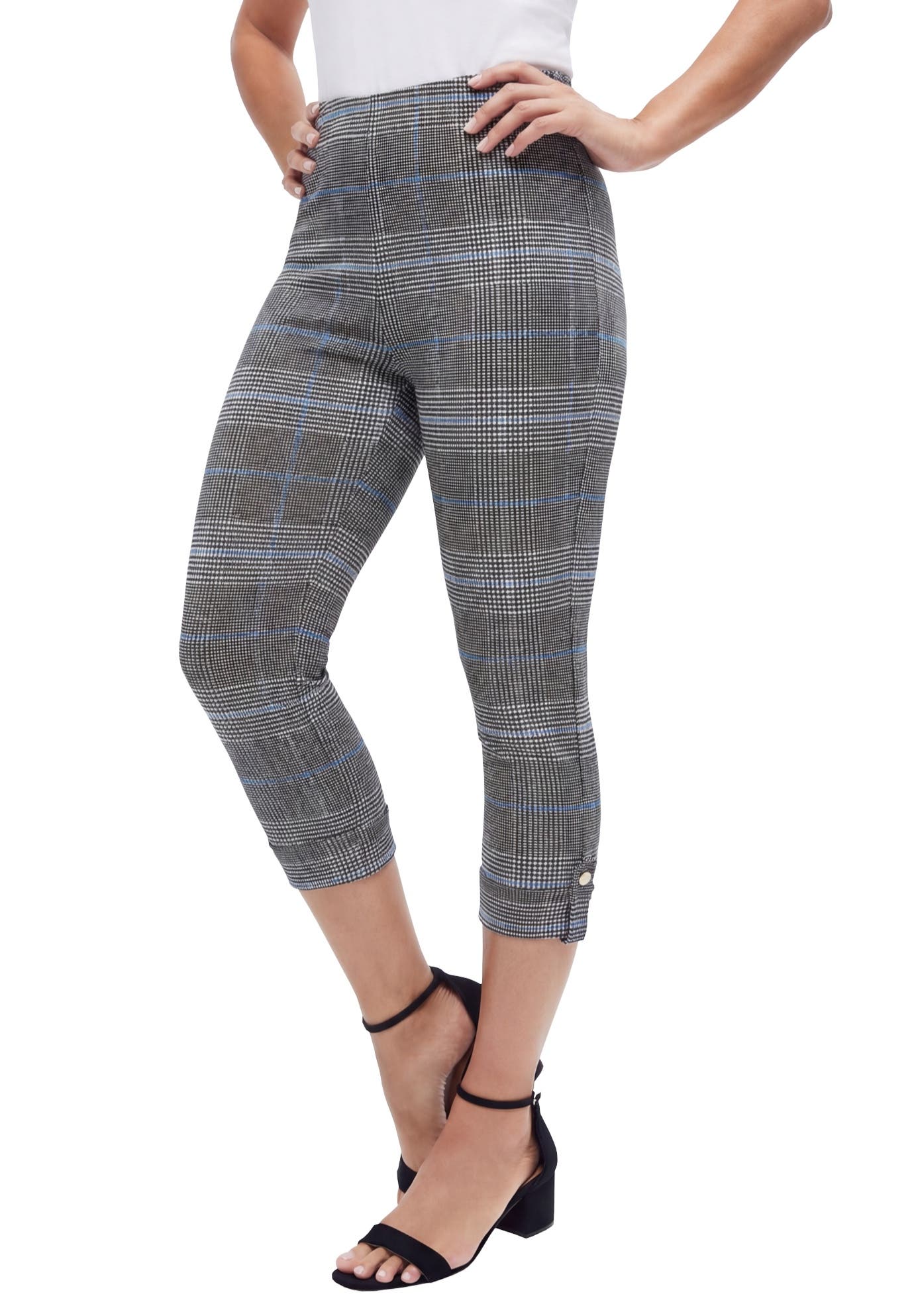 selected BLACK BLUE PLAID