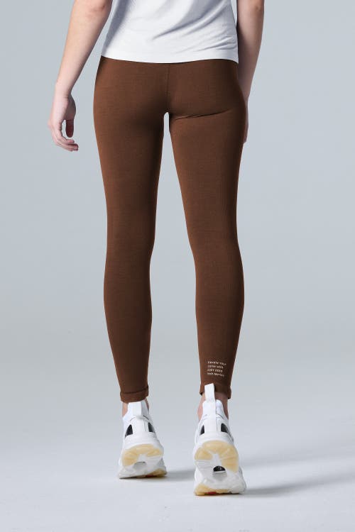 Cozy Zero Tech Merino Medium Pressure Legging In Brown