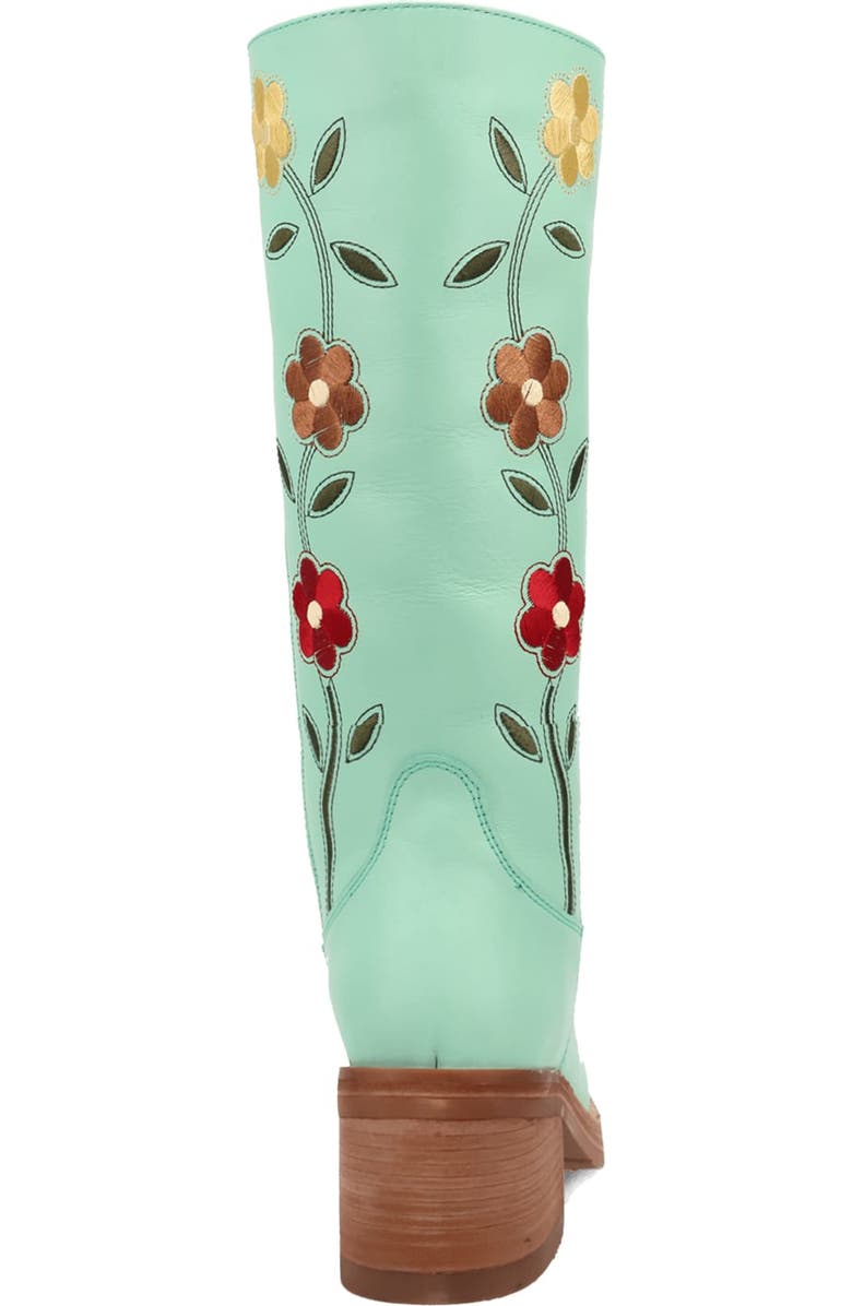 Dingo Bloom Embroidered Boot, Alternate, color, Mint