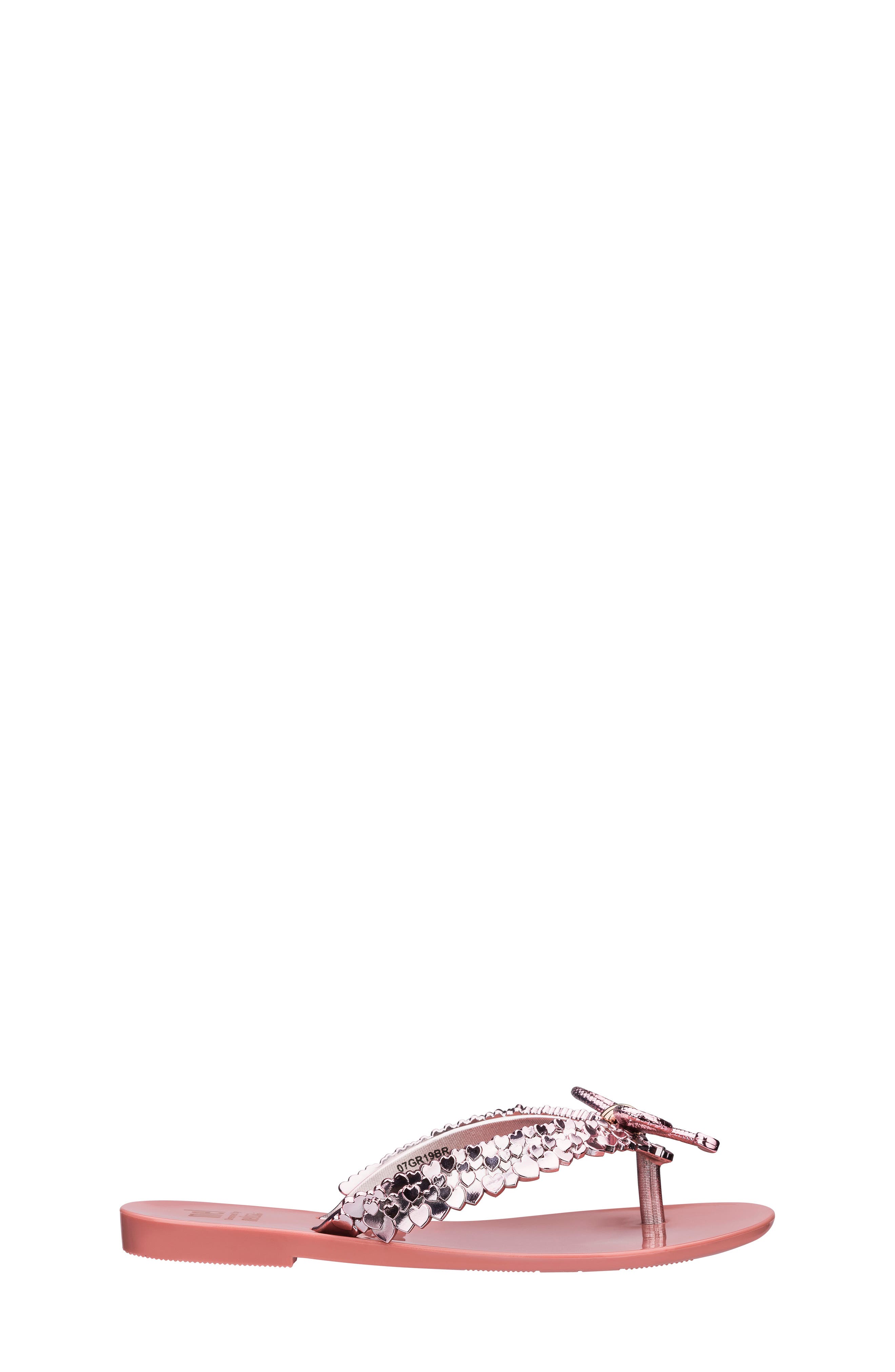 Harmonic Metallic Flip Flop, Alternate, color, ROSE GOLD