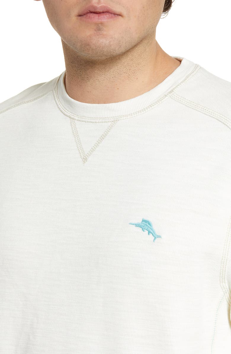 Tommy Bahama Tomma Bahama Tobago Bay Crewneck Sweatshirt, Alternate, color, Coconut