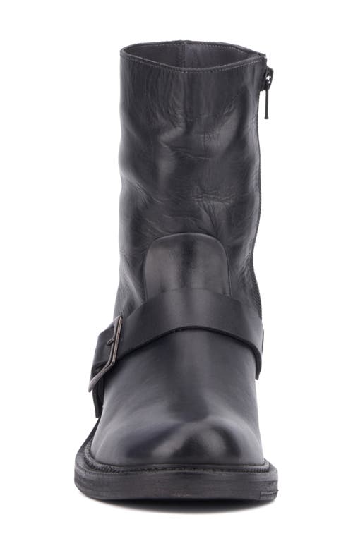 Vintage Foundry Studded Leather Boot In Black