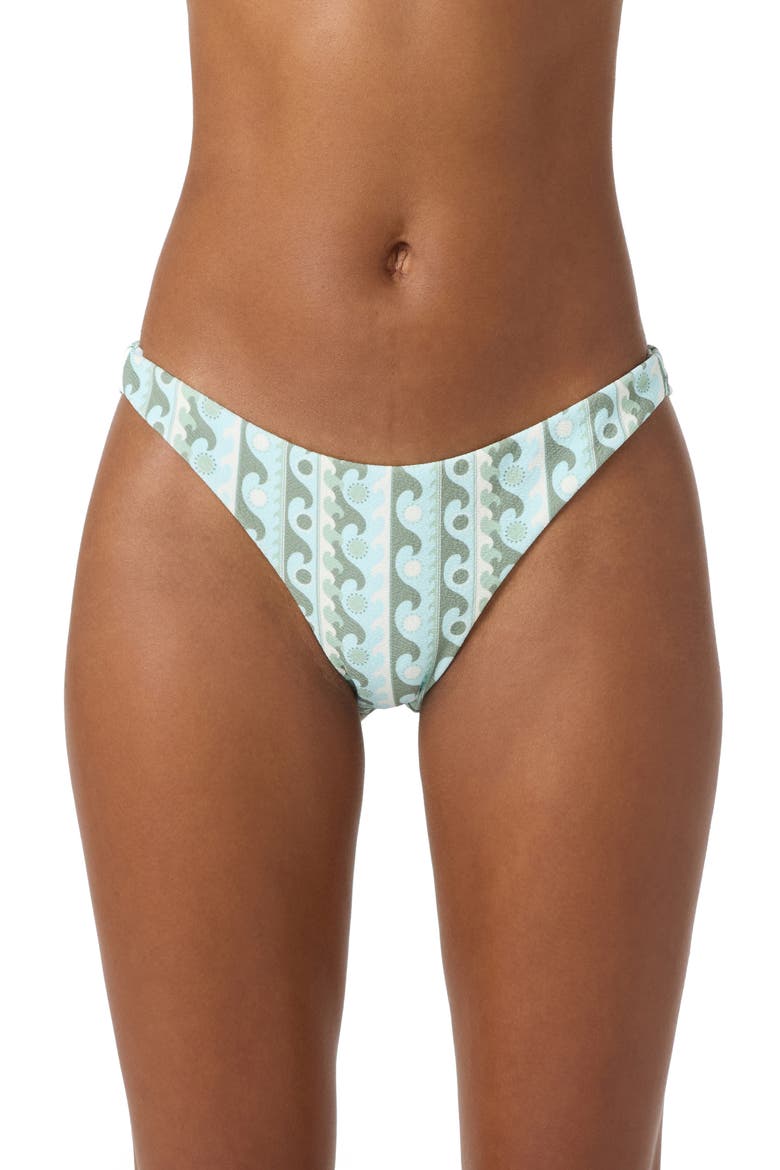 Balearic Waves Hermosa Bikini Bottoms, Main, color, STARLIGHT BLUE