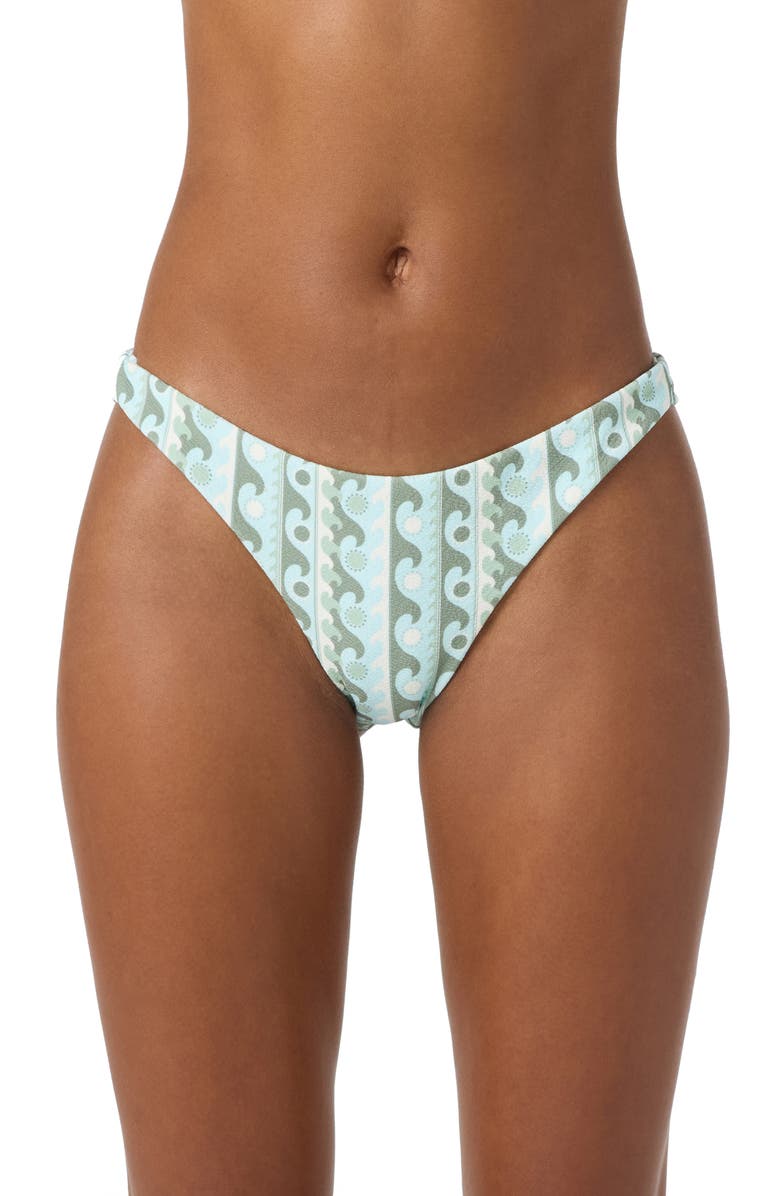 O'Neill Balearic Waves Hermosa Bikini Bottoms, Main, color, Starlight Blue