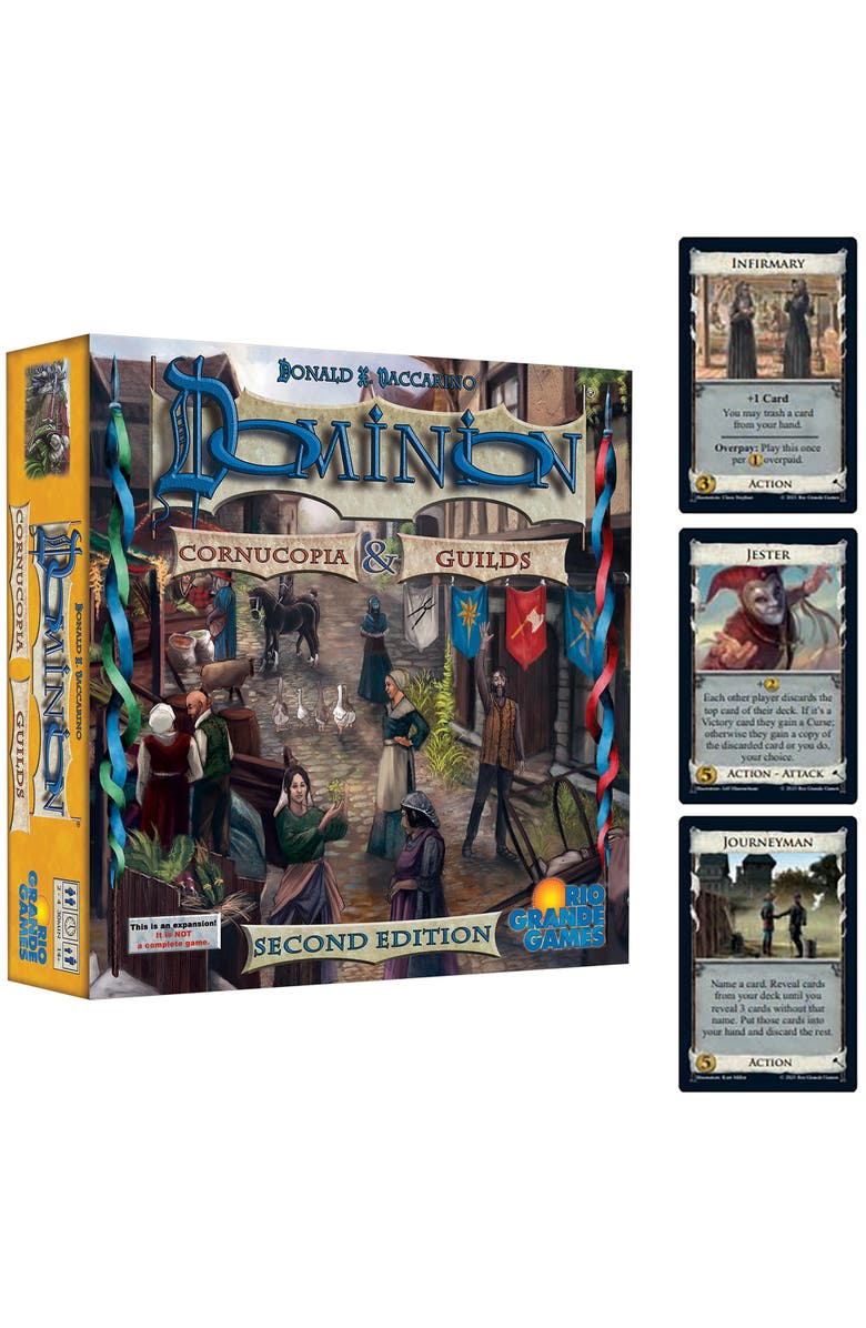 Rio Grande Games Dominion Cornucopia and Guilds Board Game Expansion, Alternate, color, Multicolored