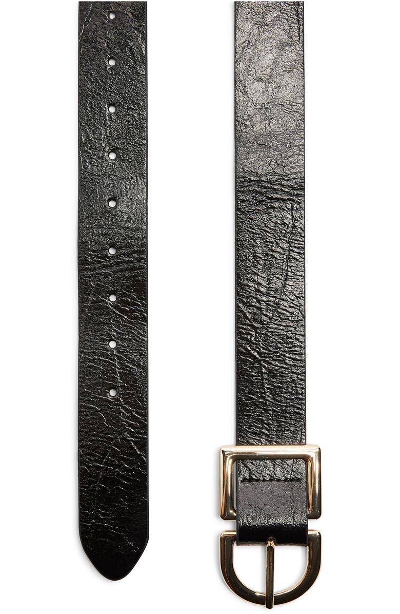 Topshop Logo Belt, Alternate, color, 