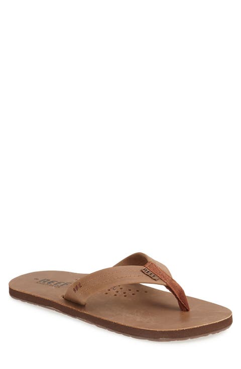 'Draftsmen' Leather Flip Flop (Men)