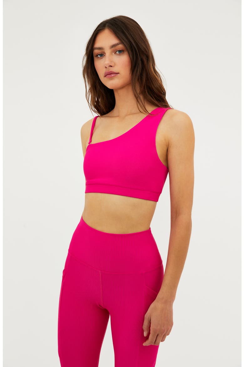 Ella Sports Bra Top, Alternate, color, MAGENTA MONSOON